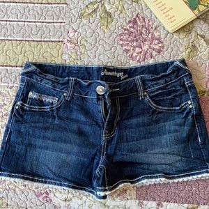 Amethyst jean shorts